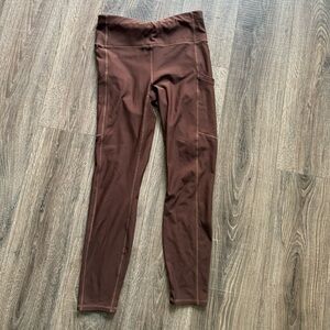 Brown Fila Leggings with pockets